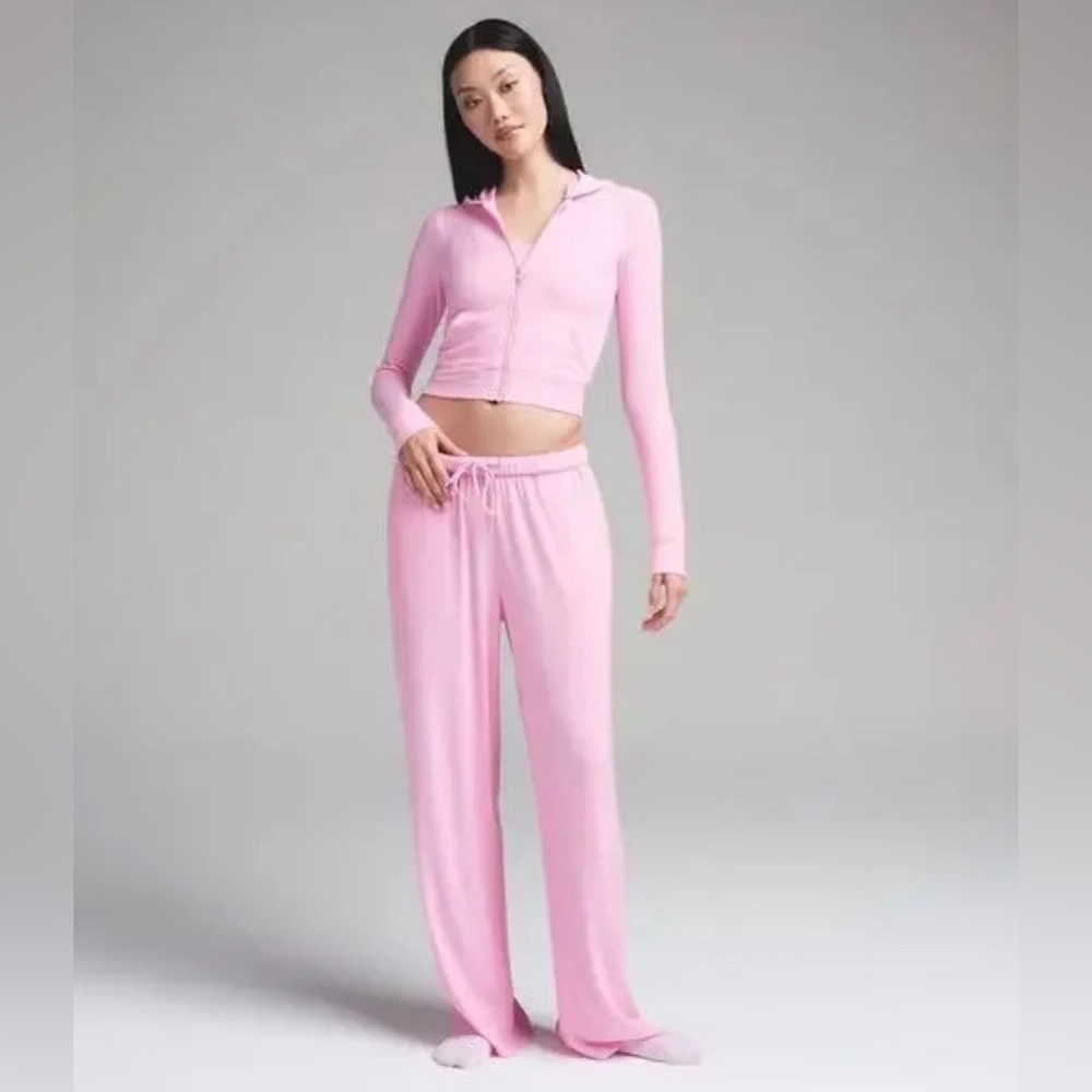 NWT Skims Soft Lounge Pant Bubble Gum Pink Size XXS